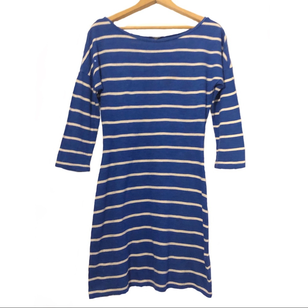 Express Stripey T shirt Stretchy Mini Dress Soft